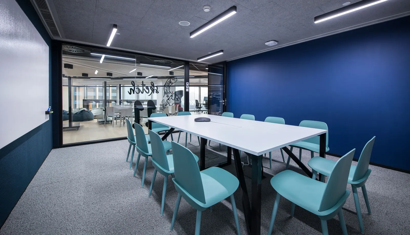 HSBC Collaborative Workplace — Enclosed team room