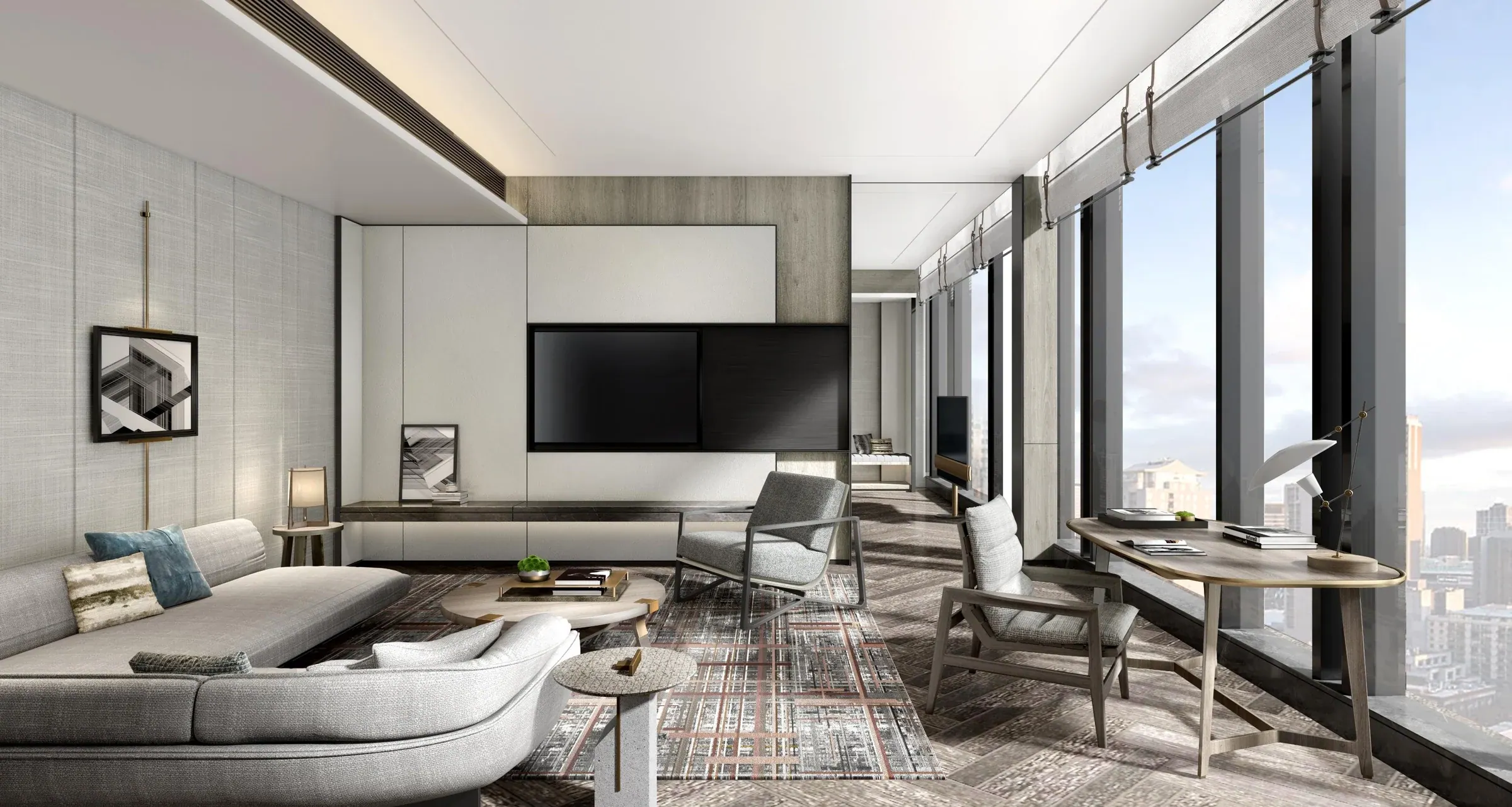 Taichung hotel suite living-room design proposal